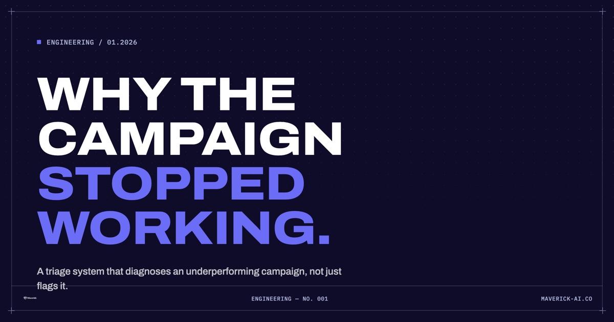 Why the campaign stopped working