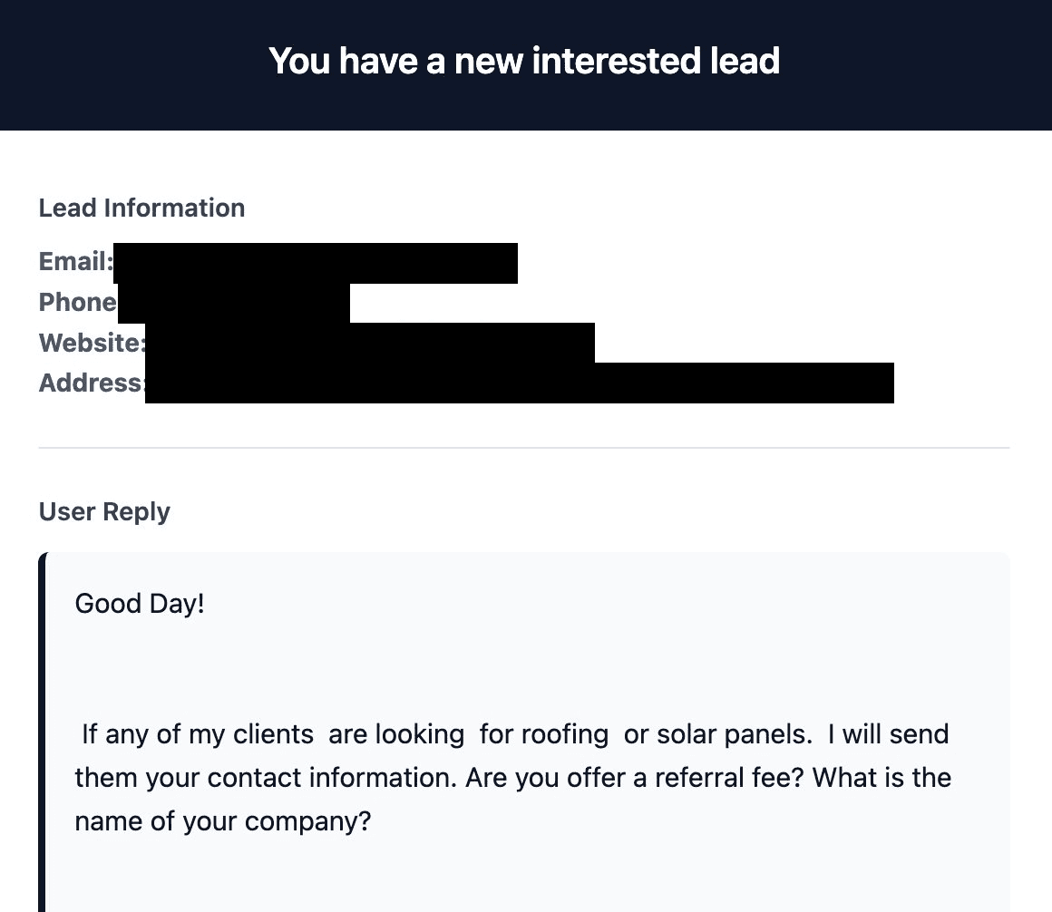Real estate pro offering ongoing client referrals